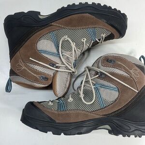 Garmont Brown, Blue & Gray Hiking Boots